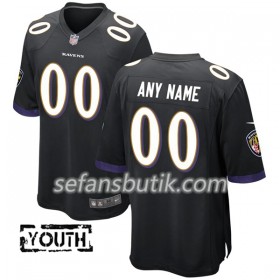 Baltimore Ravens Tröjor Custom Svart - Barn